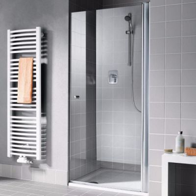KERMI Atea 1TR Душевая дверь 47х220см., серебро, стекло зеркальное AT 1TR 470x2200VAK+зеркал
