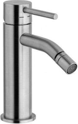 Paffoni LIGHT Смеситель для биде без д/к, Steel looking