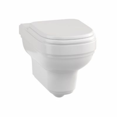 Унитаз подвесной Burlington Riviera RIV13 с крышкой микролифт