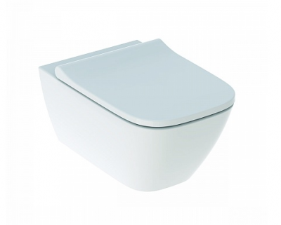 Унитаз подвесной без ободка Geberit Smyle Square 500.683.01.1