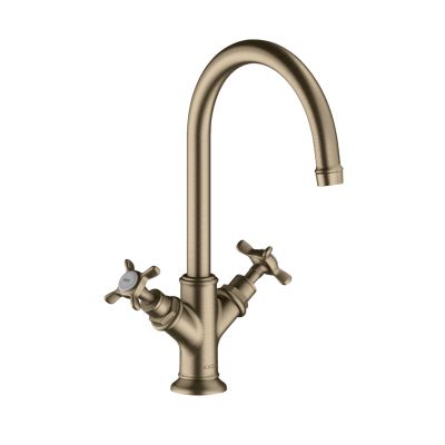 Смеситель для раковины Axor Montreux 16506820, шлифованный никель