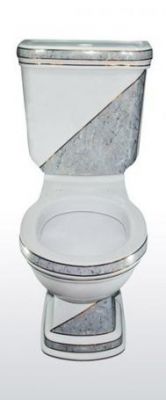 CREAVIT KLASIK Декор DIAG./GRI Унитаз KL310.001I0