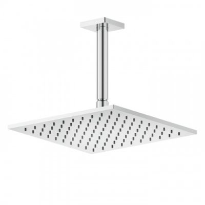 Gessi Rilievo Потолочная душевая головка на 1/2 250x250 мм, длина изгот. под заказ (105 - 1855 мм), цвет: хром 59159#031