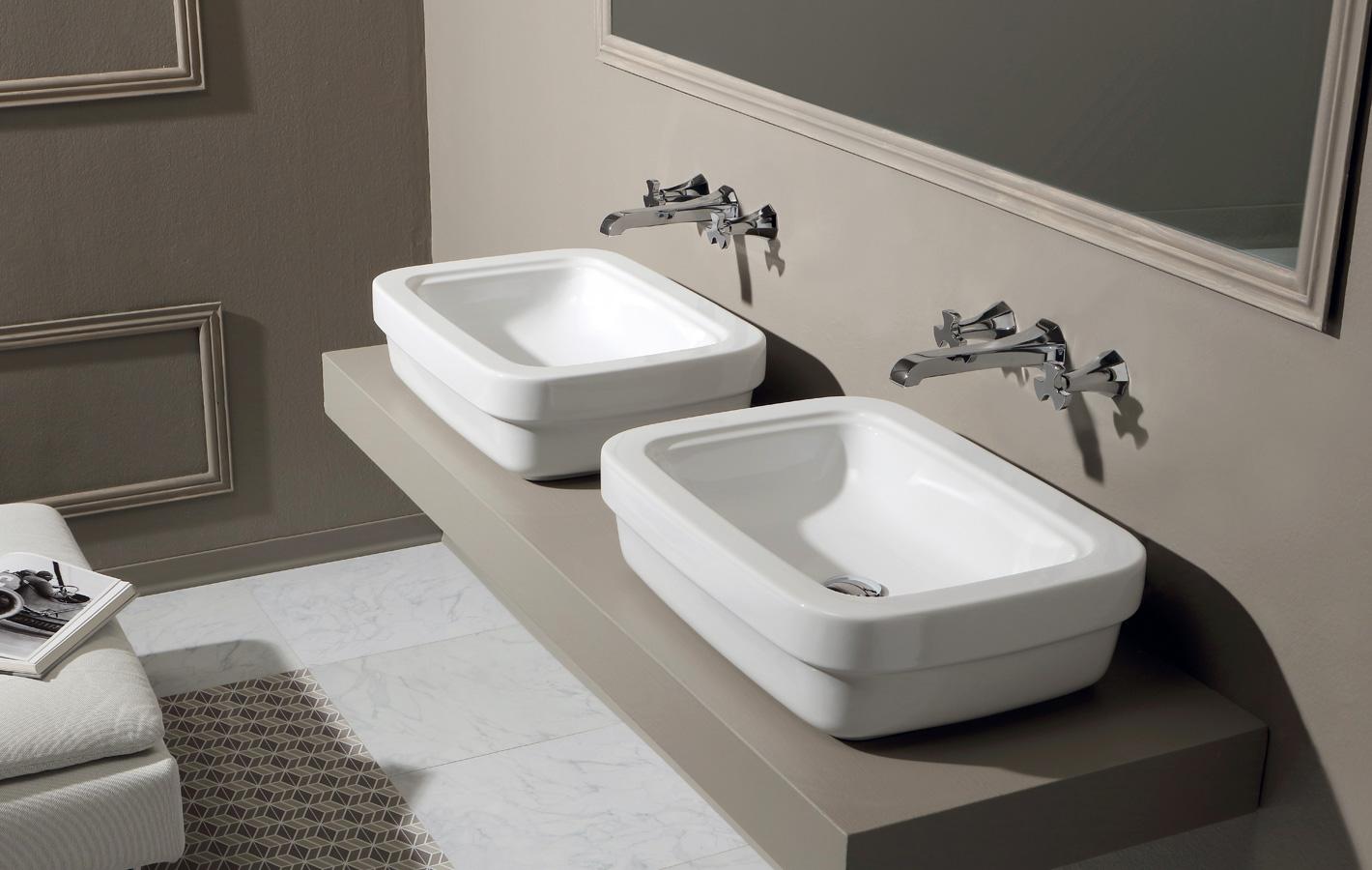 Раковина накладная 58x42 Simas Evolution EVO10bi