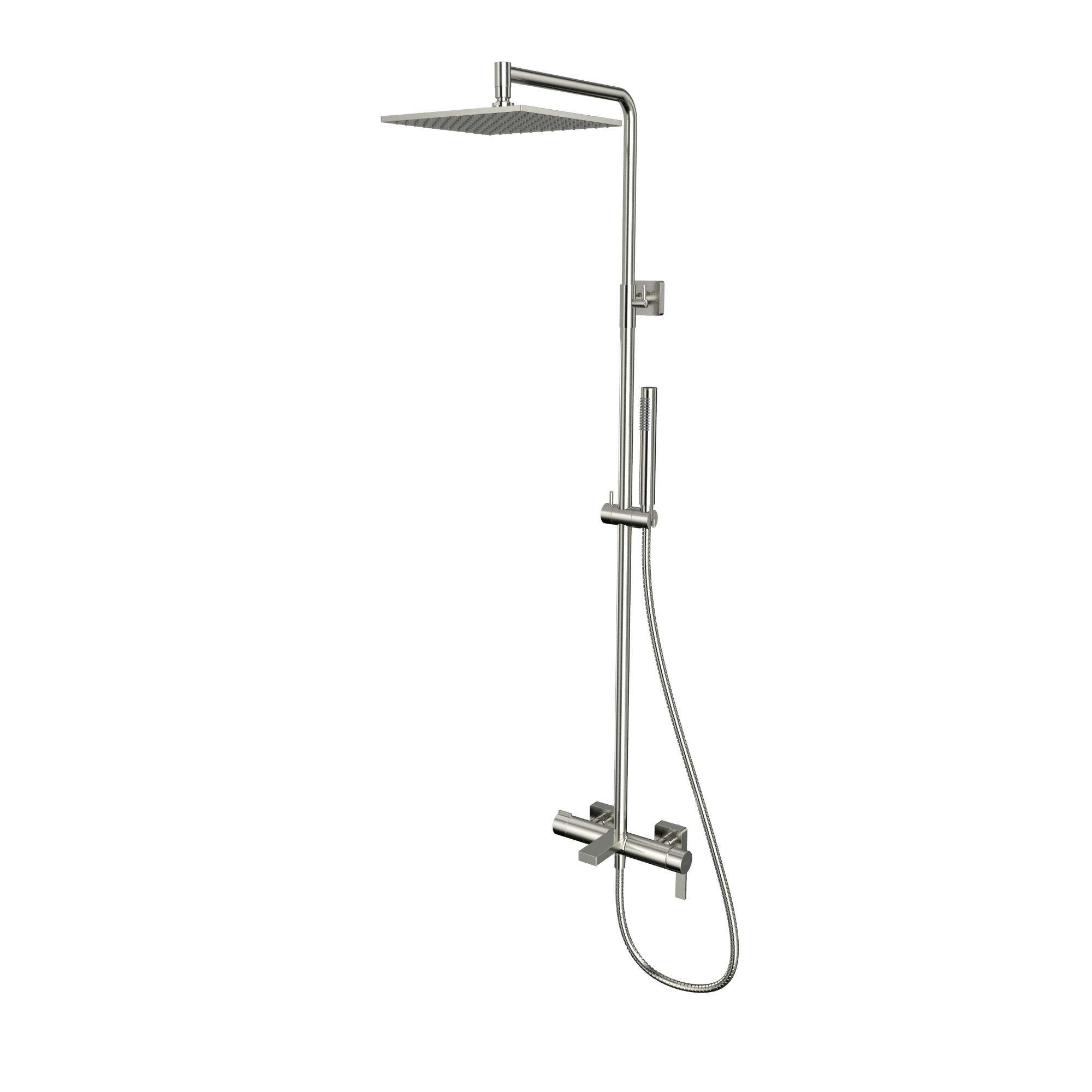 Система для душа наружного монтажа WHITECROSS XT1450NIB (брашированный никель)