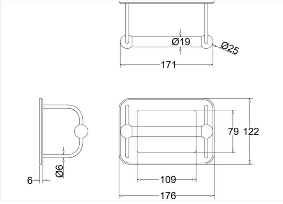Бумагодержатель Burlington A5 CHR