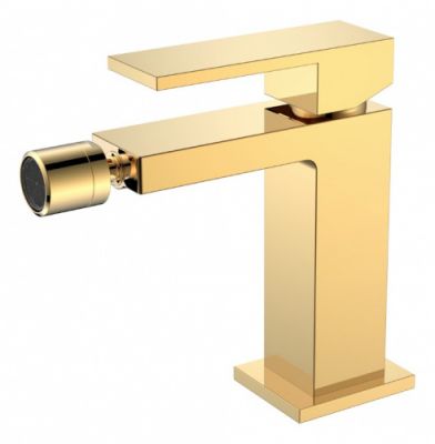 Смеситель для биде Boheme QUBIC Gold 476-G
