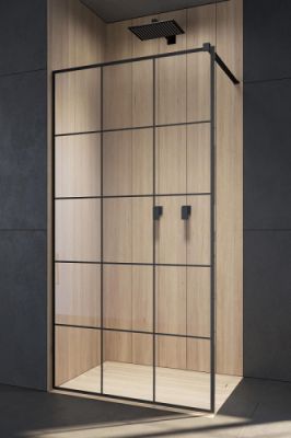 Душевое ограждение 80 см Radaway MODO X BLACK II FACTORY