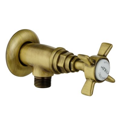 PRINCETON Кран запорный угловой, M1/2"xM1/2" ML.PRN-858.BR бронза