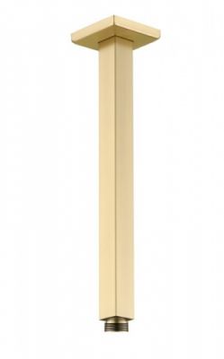 Держатель верхнего душа потолочный QUBIC Mat Gold 629-QUBIC-MG