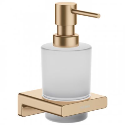 Hansgrohe AddStoris Диспенсер для жидкого мыла, цвет: шлифованная бронза 41745140