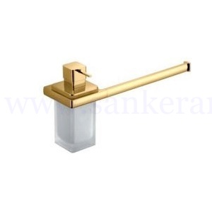 Дозатор жидкого мыла с держателем Colombo Lulu B6274 Gold