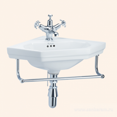 Раковина угловая 60 см. Contemporary Burlington B10 T8