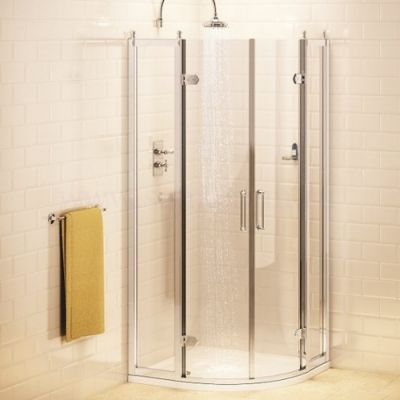 Полукруглый душевой уголок 90x90 Burlington C23