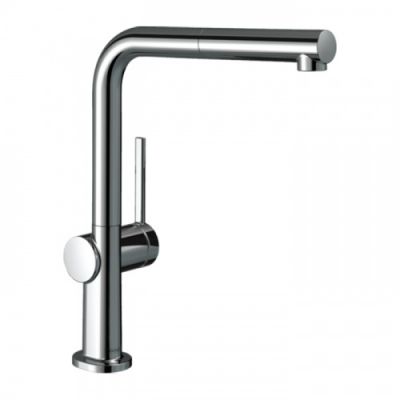 Hansgrohe Talis Смесиетель для раковины, на 1 отв., с выдвижным изливом, цвет: хром 72845000