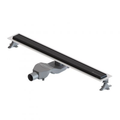 Душевой лоток Premium Linear 60см, нерж.сталь ЧЕРНЫЙ 982-60-B