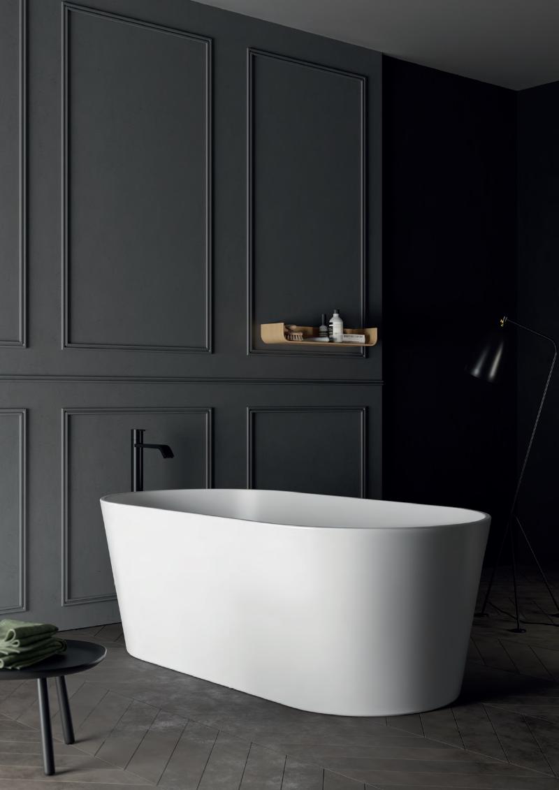 Ванна овальная 160x80 отдельностоящая Nic Design 014 719 001