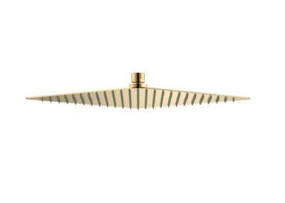 Верхний душ Boheme QUBIC латунь MATT GOLD 30*30cm 421-G, золото