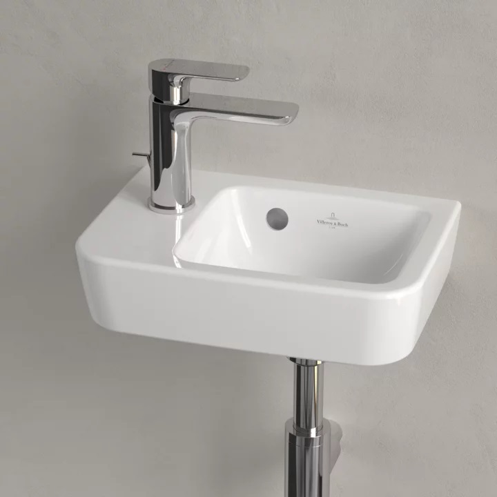 Villeroy&Boch,  Раковина Villeroy&Boch O'Novo, шг 360*250, цвет раковины-белый глянцевый 43423601