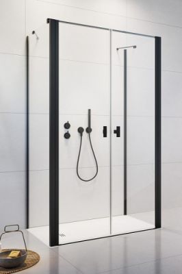 Душевой уголок 90x70 Radaway NES 8 BLACK DWD+2S