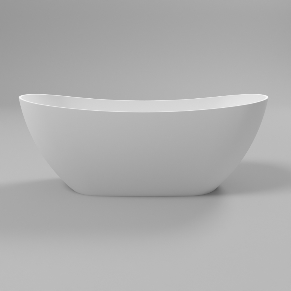 Ванна WHITECROSS Onyx C 160x75 (белый мат) иск. камень