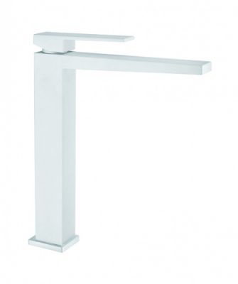 Смеситель для раковины Fiore KUBE 100BB8518, белый