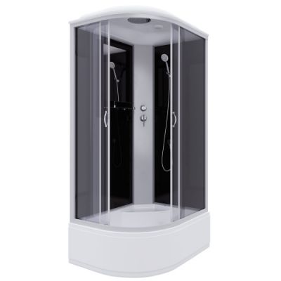 Душ.каб. NG-2510-14R (1200х800х2150) высокий поддон(40см) стекло тонированное