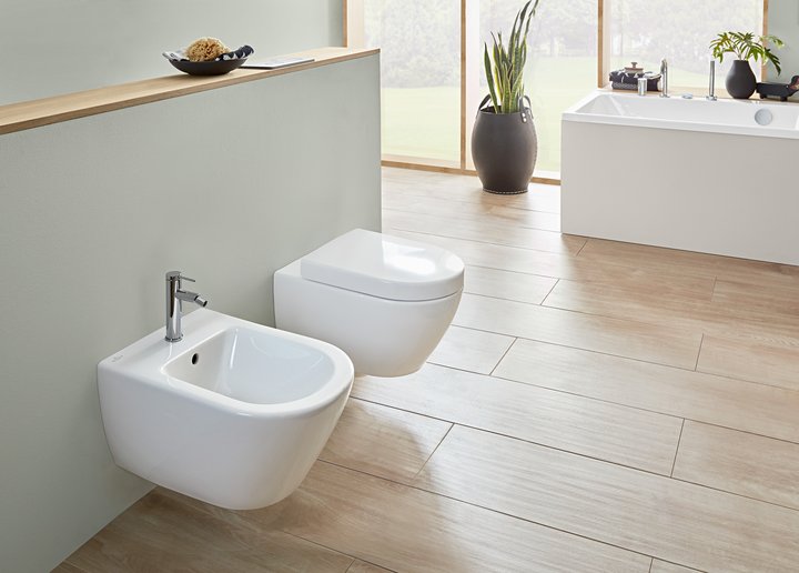Подвесной унитаз с крышкой Villeroy&Boch Subway 2.0
