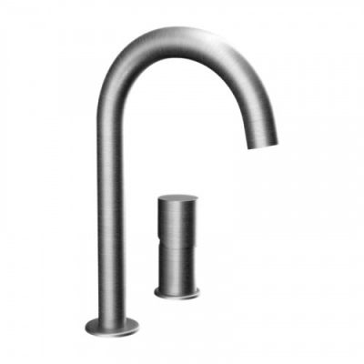 Смеситель для раковины Remer Edge EG557NP, никель брашированный