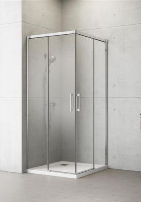 Душевая кабина 90x100 с двумя раздвижными дверями IDEA KDD