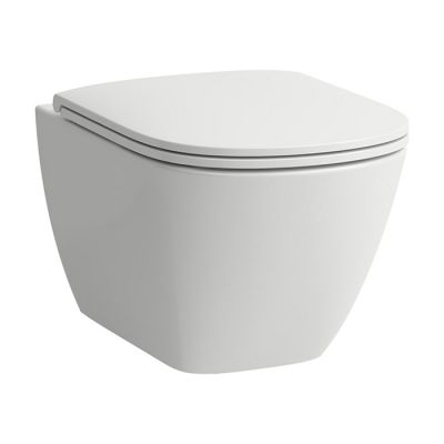 8.2008.0.000.000.1 Laufen Lua Унитаз подвесной 52x36см, безободковый, цвет: белый глянцевый