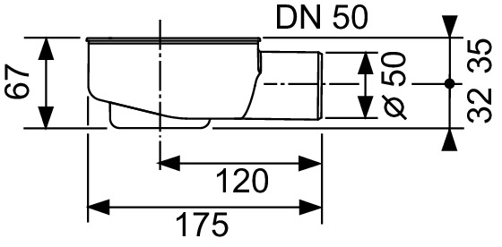 Сифон TECEDRAINLINE 650000