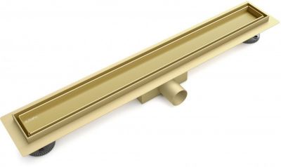 M-TILE-70SG Желоб линейный ESBANO 700 мм, под плитку, матовое золото