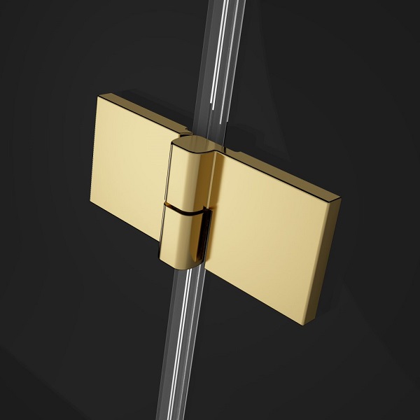 Пятиугольный душевой уголок 100X100 Essenza Pro Gold PTJ