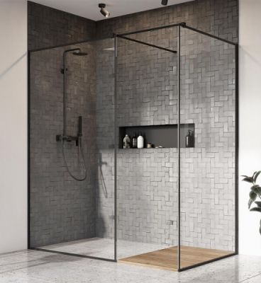 Душевое ограждение 80x80 MODO X BLACK III FRAME