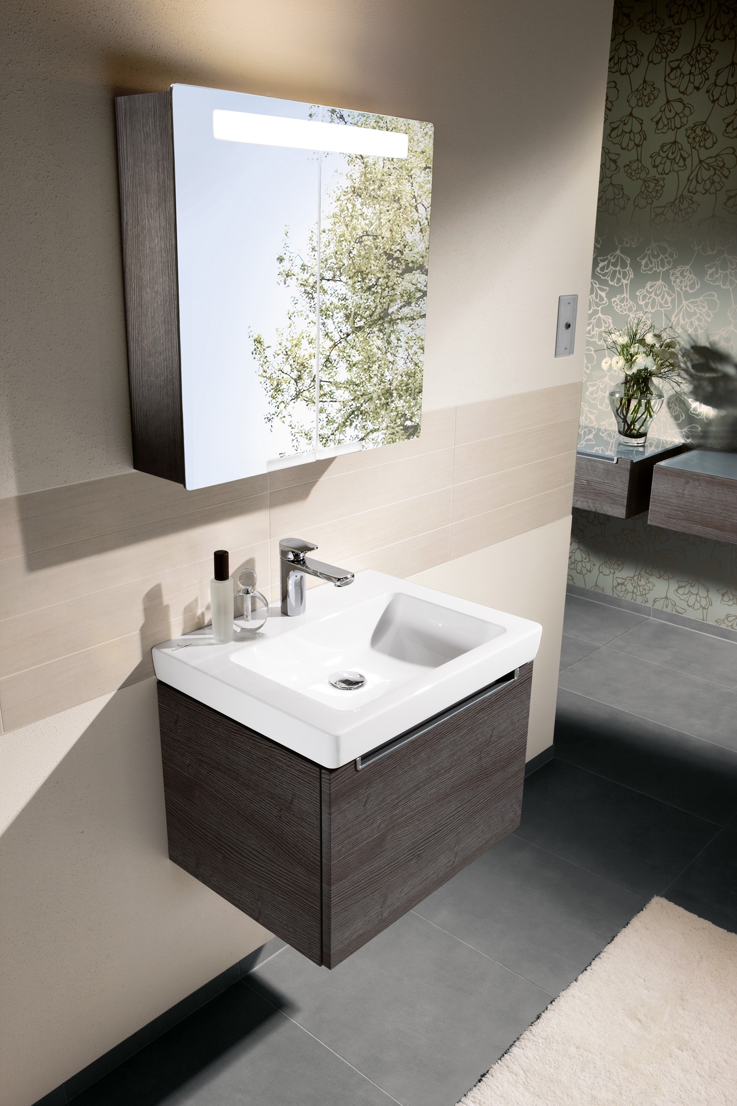 Тумба под раковину Villeroy&Boch Subway 2.0 A688 00DH, белый глянец