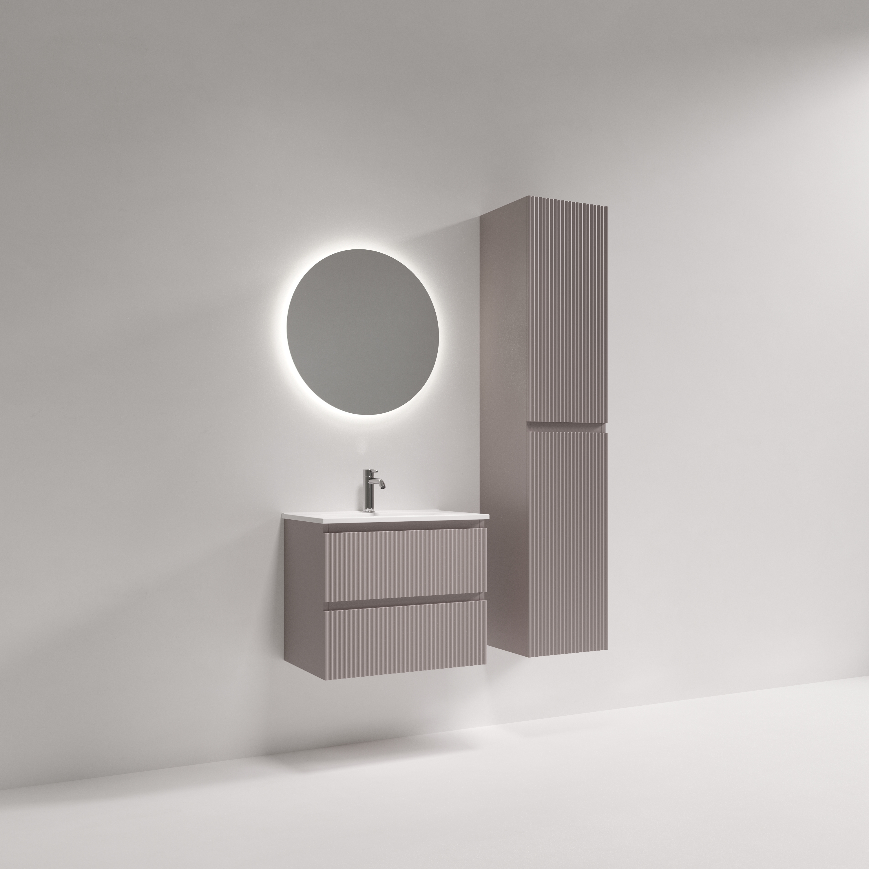 SNR60/39SM Ceramica Nova Тумба подвесная SANCOS Snob R 590х390, Doha Soft