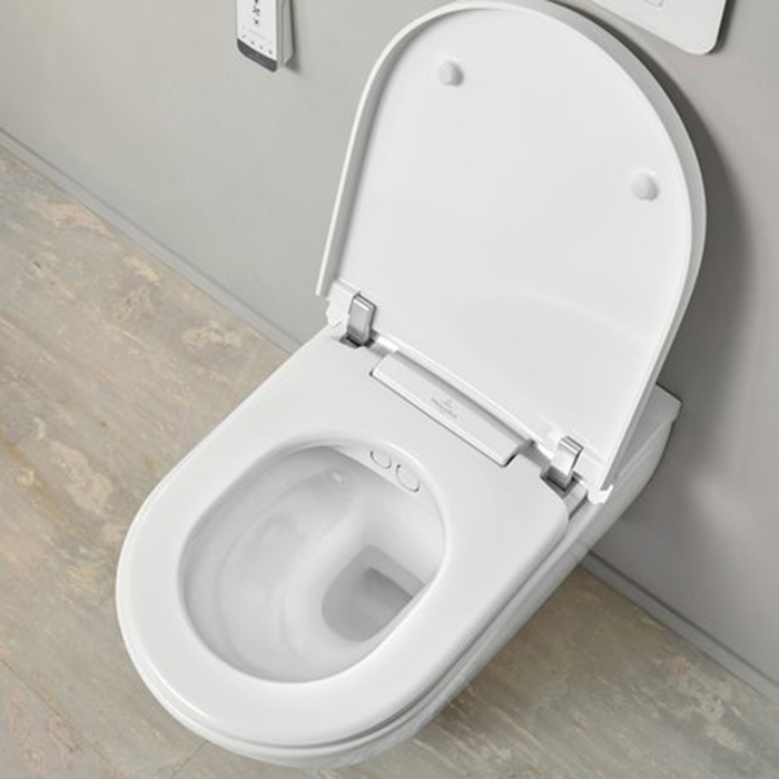 V0E200R7 Villeroy&Boch Viclean Унитаз подвесной 59 см. CeramicPlus, цвет-альпийский белый