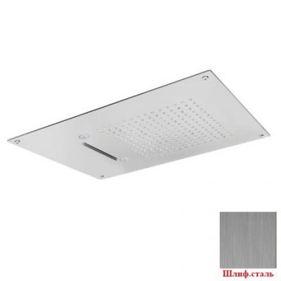 AquaElite душ встраиваемый в потолок 3 режима 550x400 SF021A03Q шлифованная сталь