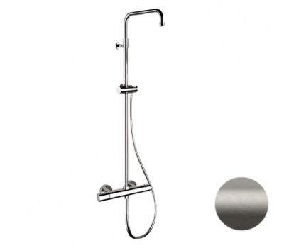 Душевая система термостатическая Remer Elegance EQ32ASSDNPO, никель матовый брашированный