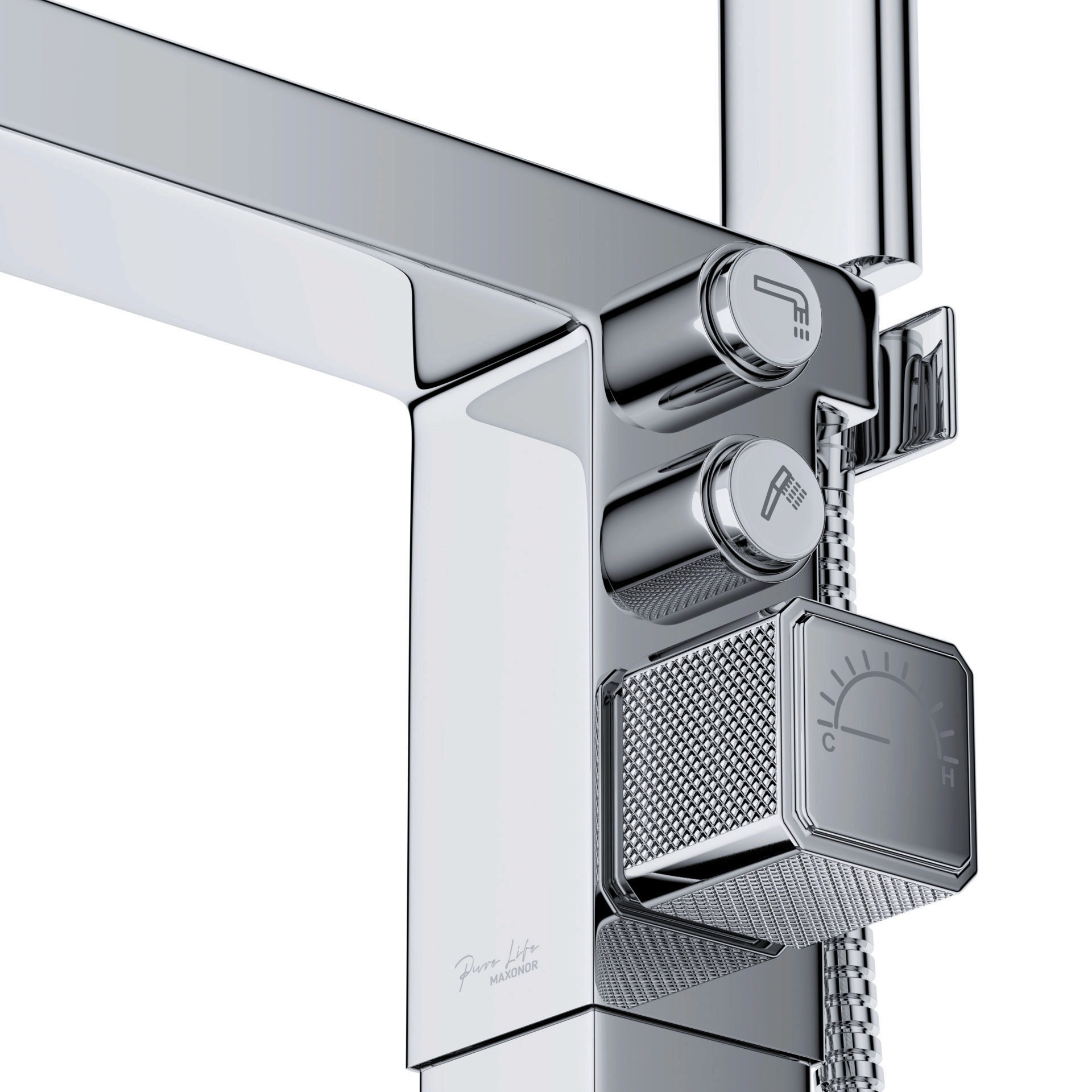 Maxonor ABSOLUTE PL30109 Смеситель для ванны напольный, хром