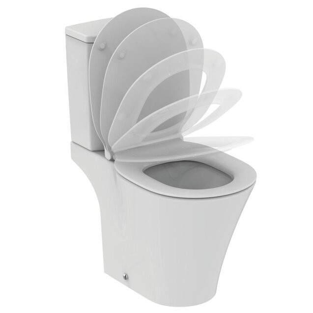 Напольный пристенный унитаз для монтажа с бачком Ideal Standard CONNECT AIR AquaBlade® E009701