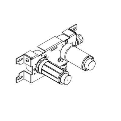 PWF01 CeaDesign скрытая часть для встраиваемого смесителя