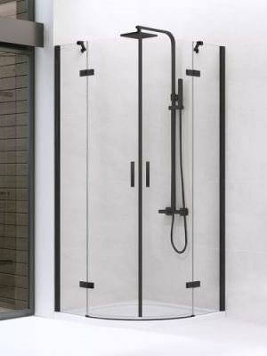 Душевой уголок 90x90 NEW KOMFORT BLACK K-0536