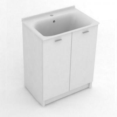 Тумба с раковиной постирочная 60x50 глубокая Kerasan 9166K3*1