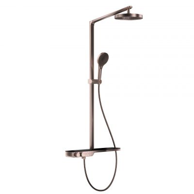 Maxonor AXIOM PL24109-9 Душевая система с термостатом, графит матовый