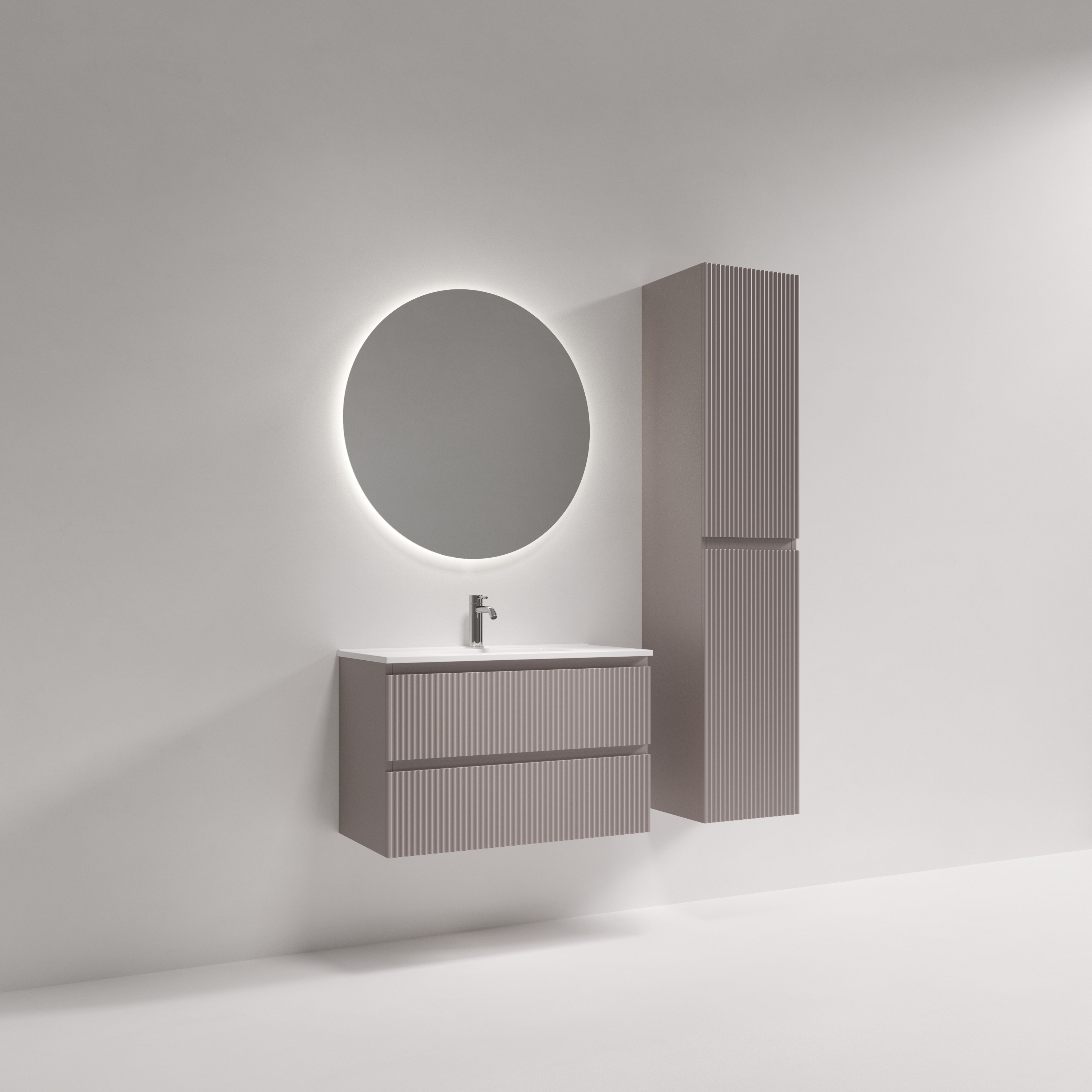 SNR80/39SM Ceramica Nova Тумба подвесная SANCOS Snob R 790х390, Doha Soft