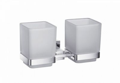 Стакан для зубных щеток двойной Timo Selene 10034/00 хром