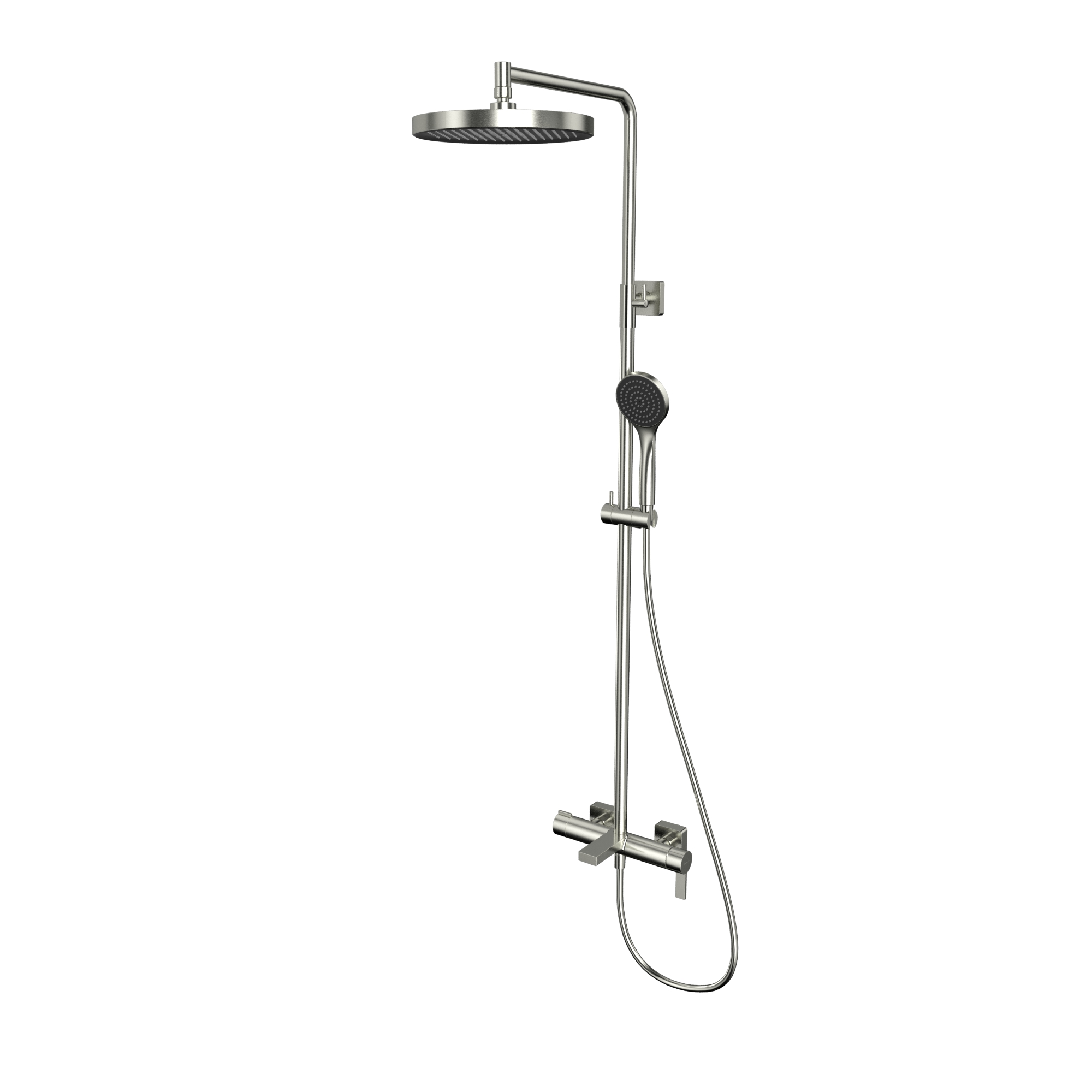 Система для душа наружного монтажа WHITECROSS XT1450BASICNIB (брашированный никель)