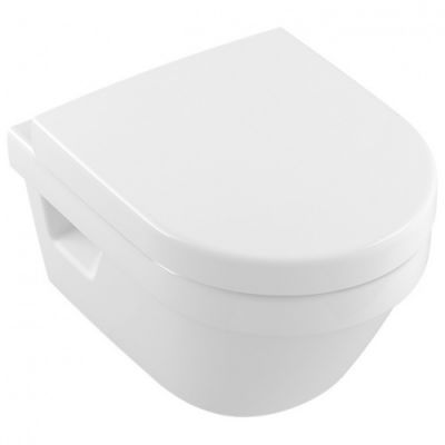 Подвесной унитаз 48 см Villeroy&Boch Architectura PLUS 4687HR01 с крышкой микролифт